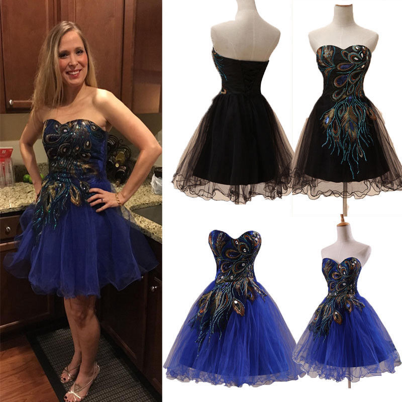 Short Peacock Dress